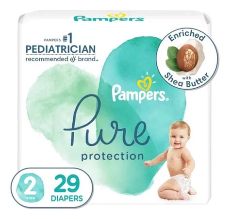 Pañal Pure Protection Pampers Talla 2 29 Pza Género Sin Género Talla