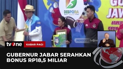 Gubernur Jabar Serahkan Bonus Untuk Atlet Berprestasi Kabar Pagi