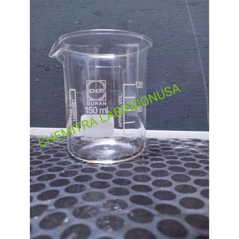 Jual Duran Beaker Glass Ml Low Form Gelas Piala Kimia Shopee Indonesia