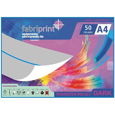 Fabriprint Equipamentos Para Impress O Papel Transfer Inkjet Dark