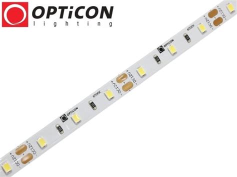 Taśma LED 12V 300 SMD 2835 8mm IP20 4 8W m Biały Zimny 6000K OPTICON