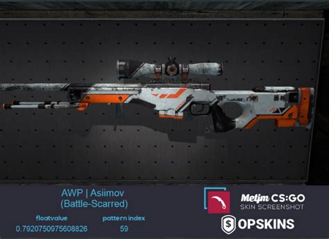 Asiimov Awp Battle Scarred