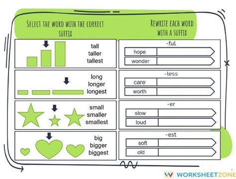 Suffix Er Worksheet Ks1