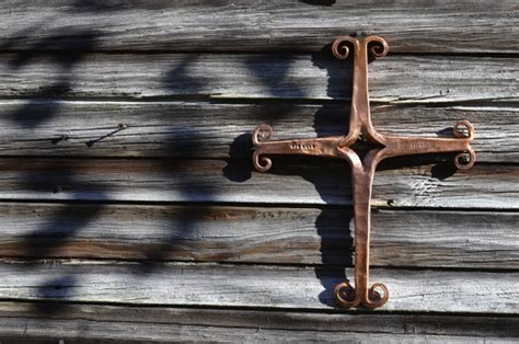 Custom Metal Cross Blacksmith Made Cross Decor Wall Crosses Etsy