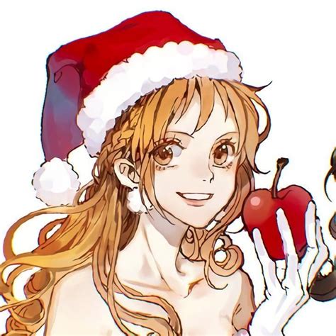 Stylish Nami PFP Icon - One Piece Matching Christmas PFP