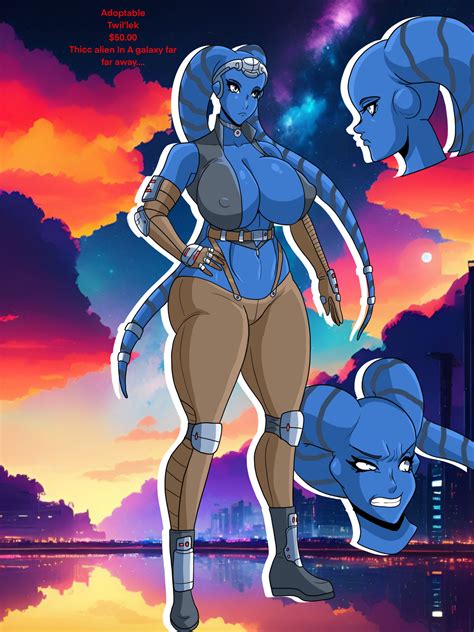 Hentai Busty Alien Alien Girl Alien Humanoid Big Breasts Blue Eyes