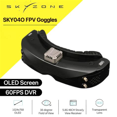 SKYZONE SKY04O FPV Googles 5 8G 48 канальный приемник SteadyView для