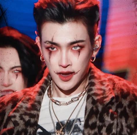 Ateez Kim Hongjoong Halloween Edit In 2022 Kim Hongjoong Kpop