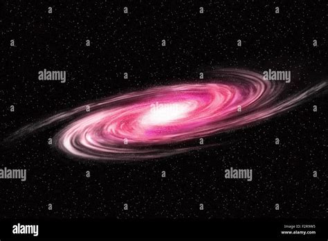 Image Of Spiral Galaxy Spiral Galaxy In Deep Space With Star Field