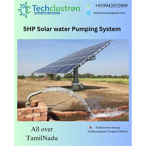 Hp Solar Water Pumping System Hindustanlink