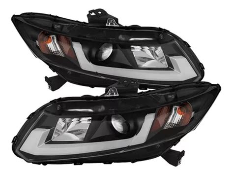 Farol Led Retrofit Honda Civic A M Scara Negra