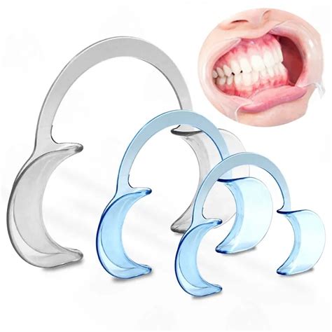 C Style Autoclavable Mouth Opener Retractors Teeth Whitening Cheek