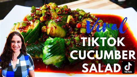 Viral Tiktok Cucumber Salad You Need To Try Youtube