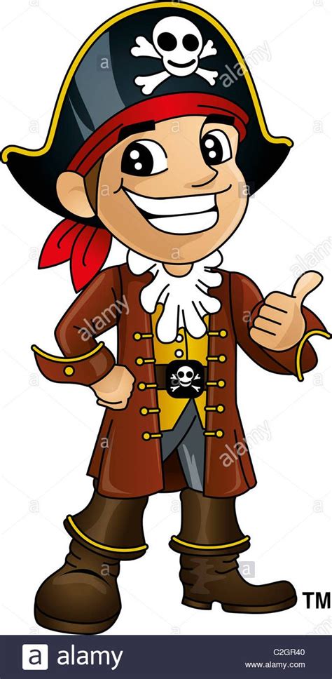 Cartoon Pirate School Mascot Clip Art Stock Image Pirate Cartoon