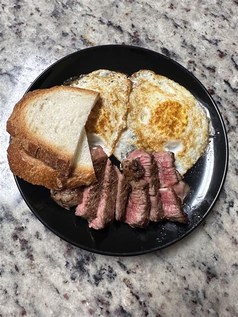 Homemade Steak And Eggs Rfood