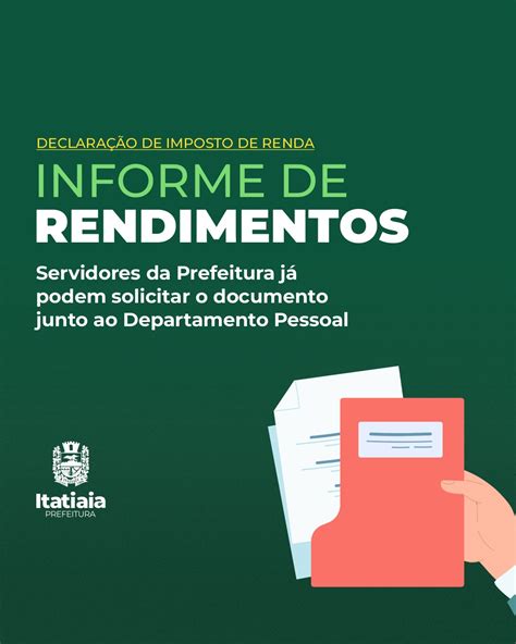 Imposto De Renda Servidores Da Prefeitura De Itatiaia J Podem