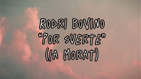 Rodri Bovino Por Suerte Acordes Chordify