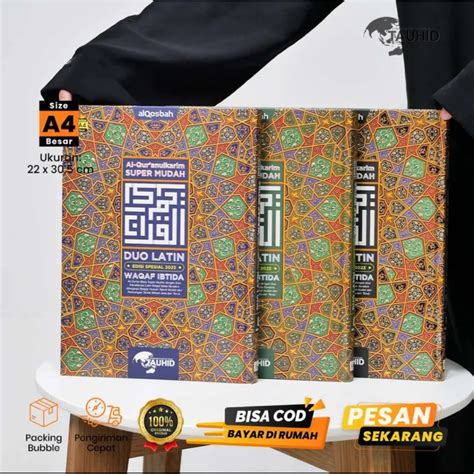 Jual Al Quran A Al Madrasah Duo Latin Terjemahan Waqaf Ibtida Tajwid