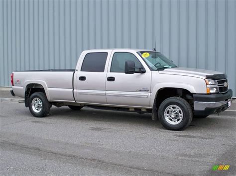 2007 Silver Birch Metallic Chevrolet Silverado 2500hd Classic Lt Crew Cab 4x4 6138874