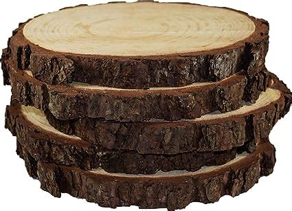 Amazon 5 Pack Round Rustic Woods Slices 9 12 Unfinished Wood