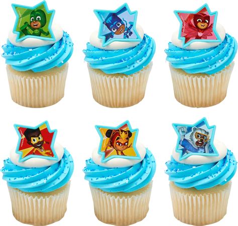 DecoPac PJ Masks Calling All Heroes Anillos para decoración de