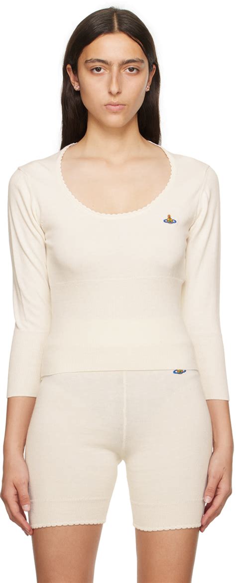 Vivienne Westwood Off White Bebe Sweater Vivienne Westwood