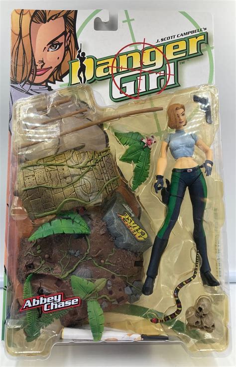 1999 New Mcfarlane Toys Danger Girl Abbey Chase Action Figure Moc