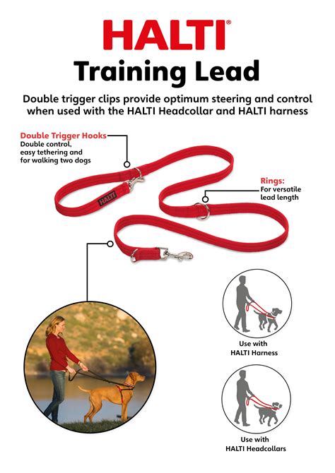 Halti Training Lead 6 6 Small Red Uk Pet Supplies