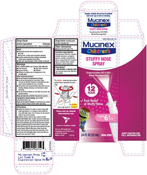 Mucinex Nasal Spray Package Insert 48 Off