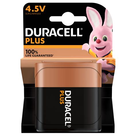 Pilas Alcalinas Duracell Plus 4 5V