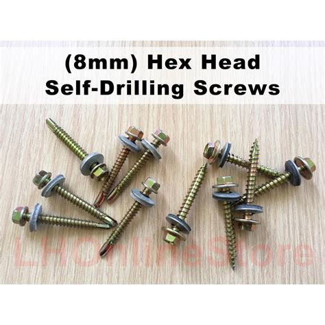 Box 8mm Hex Head Self Drilling Screws Awning Screws Roofing