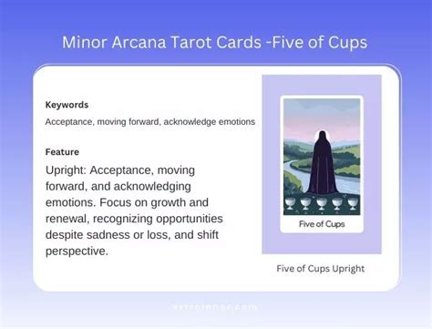 Five of Cups Tarot Card Meaning - Upright and Reversed | AstroInner
