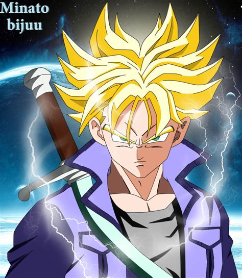 Super Saiyan Future Trunks By Minatobijuu On Deviantart