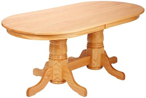 Dooleys En7236dbd 4 Solid Oak Double Pedestal Oval Dining Table 72