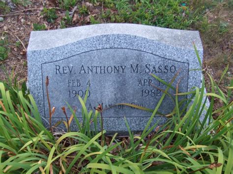 Rev Anthony M Sasso 1900 1982 Find A Grave Memorial