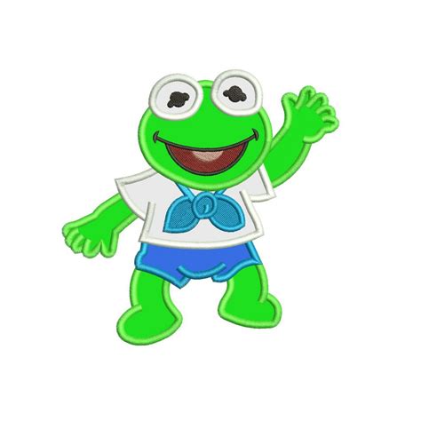 Kermit Muppet Babies Applique Design