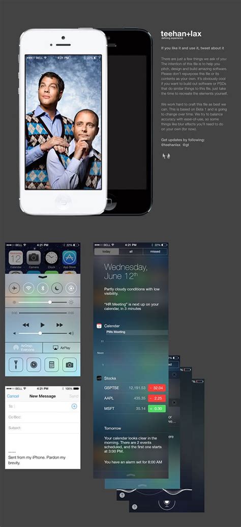 完整版ios7 Psd 免费的ui Kit 设计每日一贴 北京兰亭妙微ui设计公司