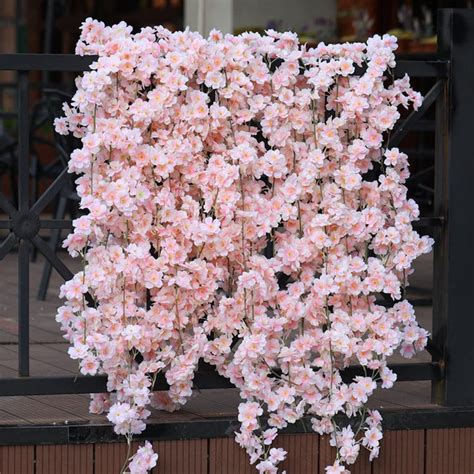 Cherry Blossom Vine Sakura Flowers Artificial Sakura Etsy