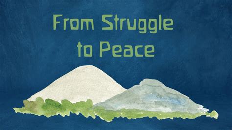 From Struggle To Peace YouTube