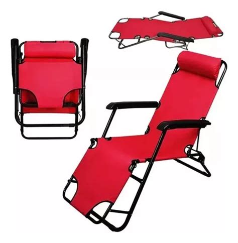 Silla Reposera Playa Y Camping Alta Plegable Cuotas Sin Inter S