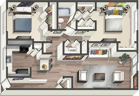 Floor Plans & Rates - Woodland Creek Apartments