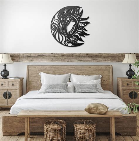 Wacky Sun Moon And Stars Outdoor Metal Wall Decor Art Patio And