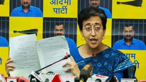 Swati Was Sent To Trap Kejriwal In Conspiracy Atishi Alleges Bjp Of