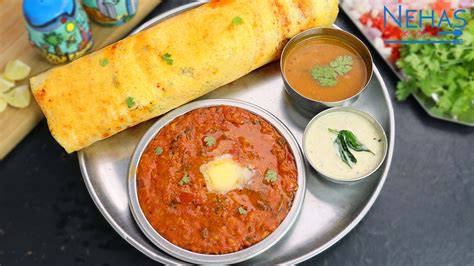 Moong Dal Dosa With Mysore Bhaji How To Make Mysore Moong Dal Dosa