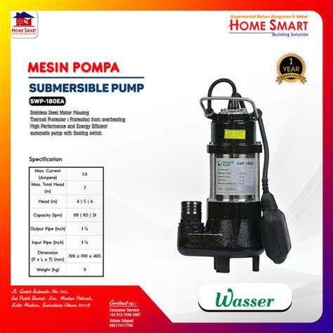 Jual Wasser Swp Ea Pompa Celup Air Kotor Otomatis Kuras Tandon