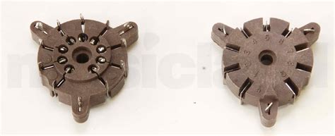 TAD 9 Pin Tube Socket Special PC Mount Phenolic 9 PIN Tube Socket