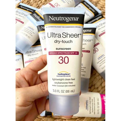 Kem ChỐng NẮng Neutrogena Ultra Sheer Dry Touch Spf 30 Sunscreen Lotion Shopee Việt Nam