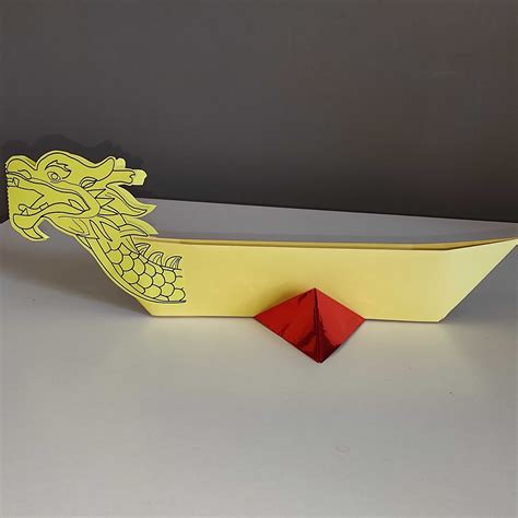 Make Your Own Dragon Boat Boat Crafts Origami Boat Dragon Boat