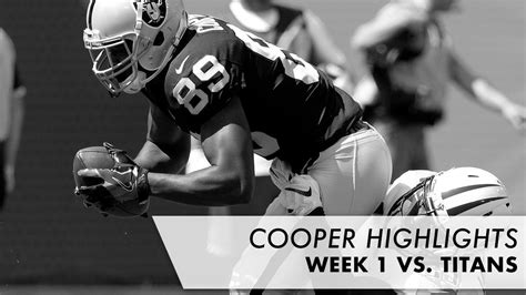 Amari Cooper Highlights - Week 1 at Titans