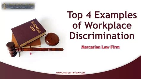 Ppt Top 4 Examples Of The Workplace Discrimination Powerpoint Presentation Id11272586